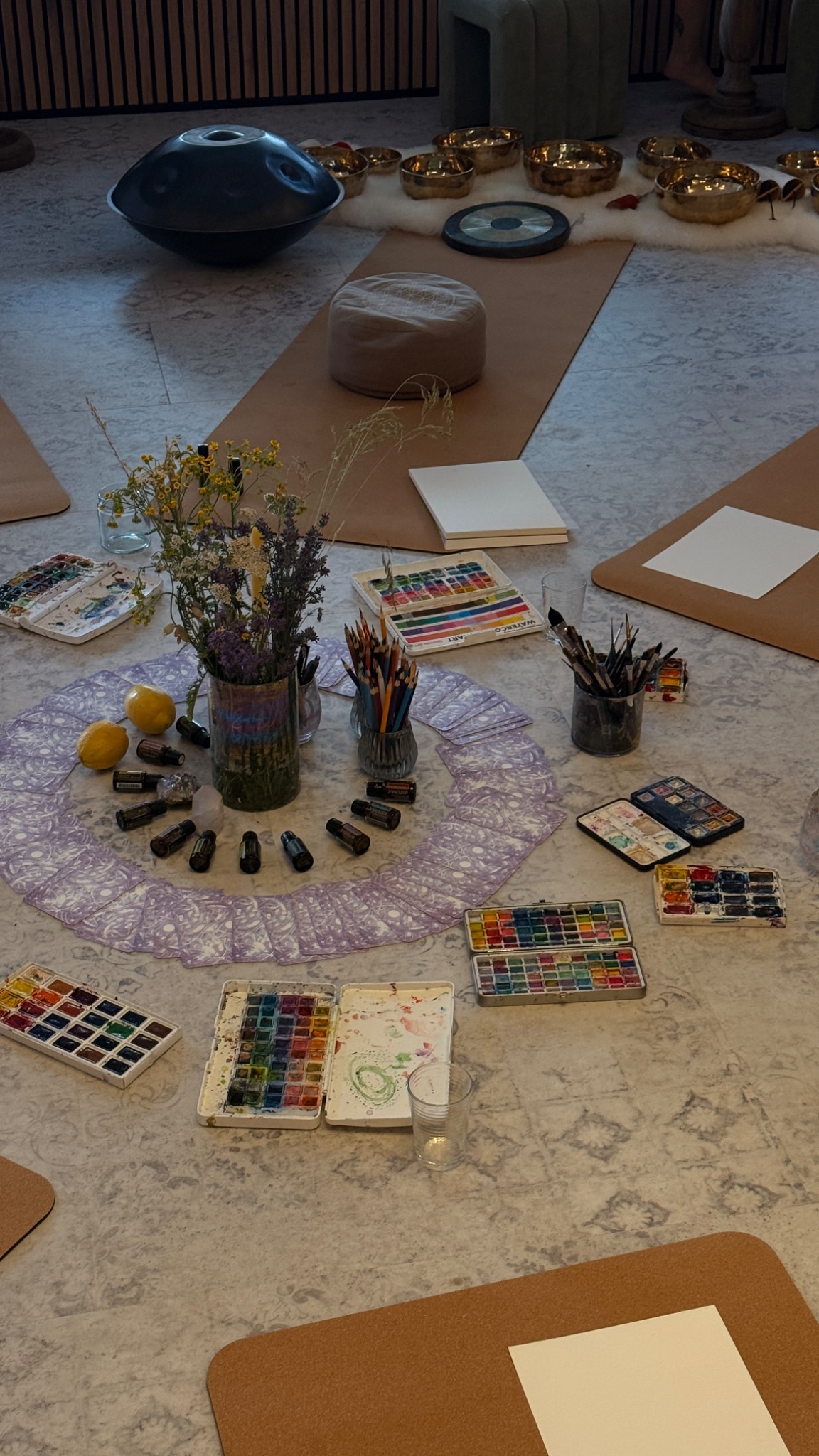 Ritual und kreative Materialien