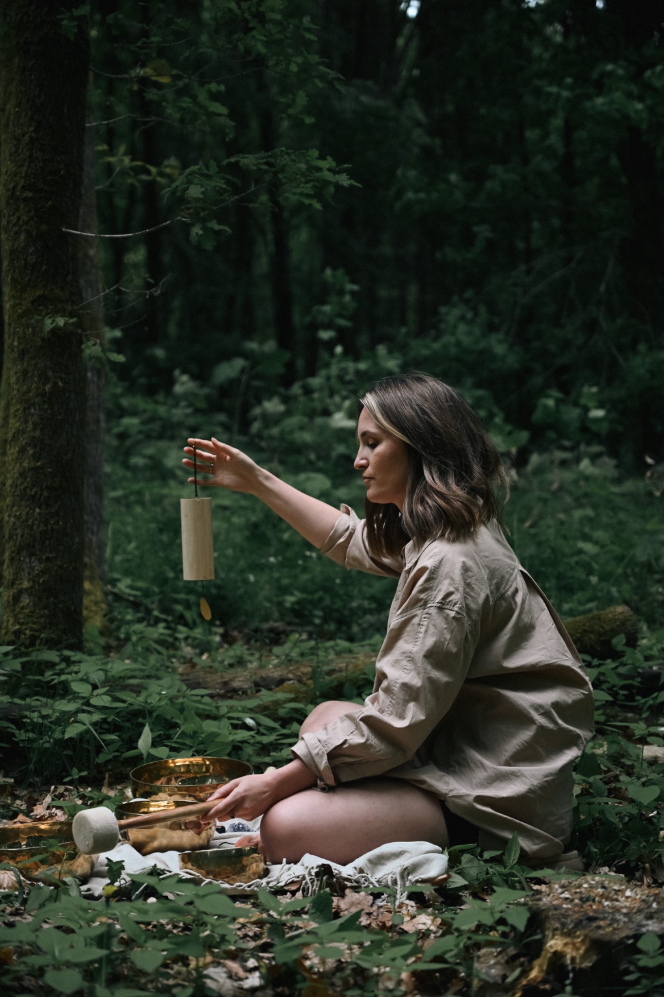 Soundhealing im Wald